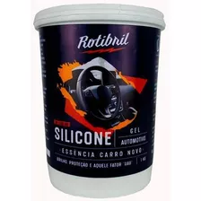 Silicone Gel Automotivo Rotibril Renovador De Plásticos 1 Kg Cor Branca