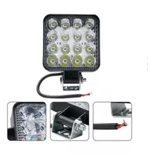 Refletor Led 48w 12 Volts Quadrado Para Eventos Farol Milha