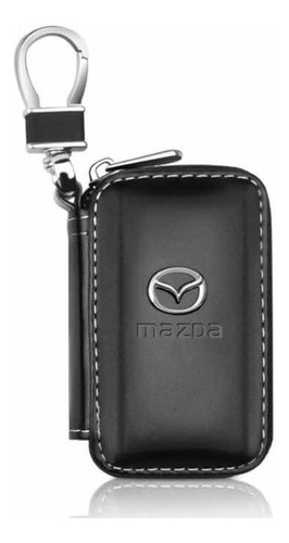 Auto Porta Llave Funda Maza 3 Cx-3 Cx-30 Piel Cuero Llavero Foto 7