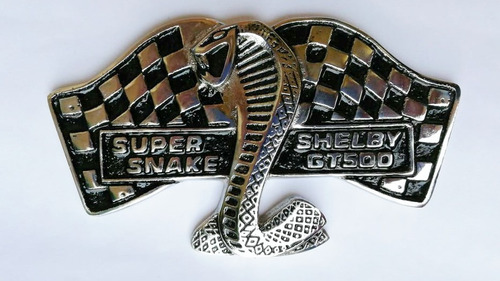 Emblema Shelby Cobra Gt500 Edicion Especial  Metal Cromo Par Foto 5