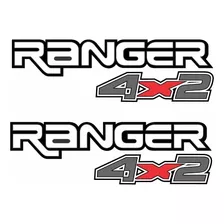 Kit Adhesivos Ford Ranger 4x2 Emblemas