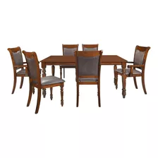 Juego De Comedor Varsovia 4 Sillas + 2 Sitiales