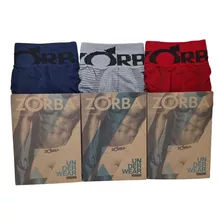 Pack X 3 Boxer De Hombre Rayados Zorba Art. 131