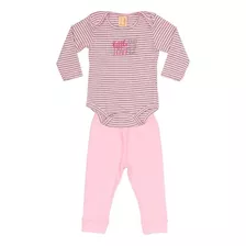 Conjunto Bebê Body Manga Longa E Calça Marca Hrradinho