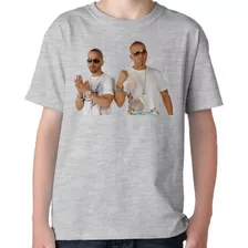 Remera Gris Niño Sublimada Wisin Y Yandel