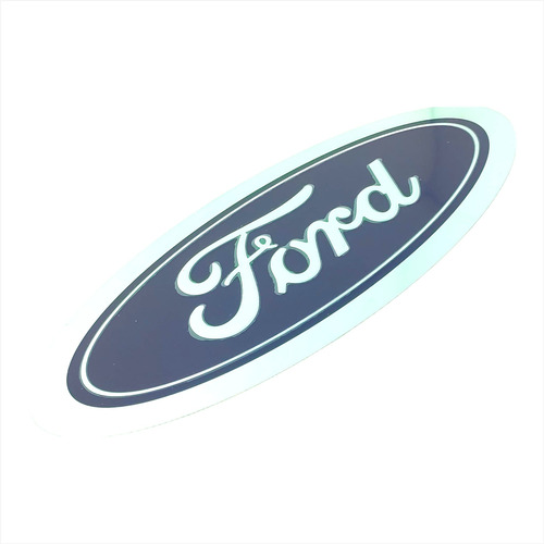 Logotipo Original Ford Emblema Metal Ovalado Para Auto Foto 3