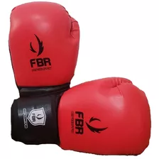 Luvas De Kick Boxe Muay Thai Injetada - Fbr Sports Vermelha