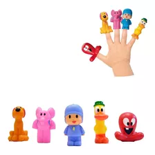 Dedoche Turma Do Pocoyo Miniaturas Fantoches De Dedos