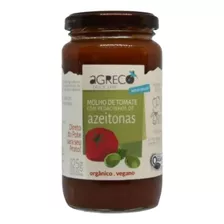 Molho De Tomate Orgânico Azeitona Agreco Vidro 325g