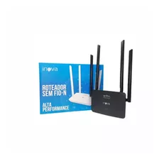 Roteador Inova 300 Mbps Rou 6011 Wifi 4 Antenas 110/220v