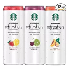 Starbucks, Refrescos Con Agua De Coco, 3 Sabor Variety Pack,