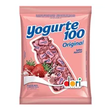 Bala Yogurte 100 Original Morango Sem Glúten 600g