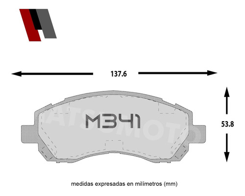 Pastillas De Freno Ceramica Delantera Subaru Legacy 2.5 Foto 3