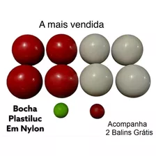 Jogo De Bocha Bola De Massa Faísca Tradicional C 8 Bolas + Balin