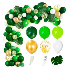  100 Art Arco Organico Verde Globo Selva Granja Animal Deco