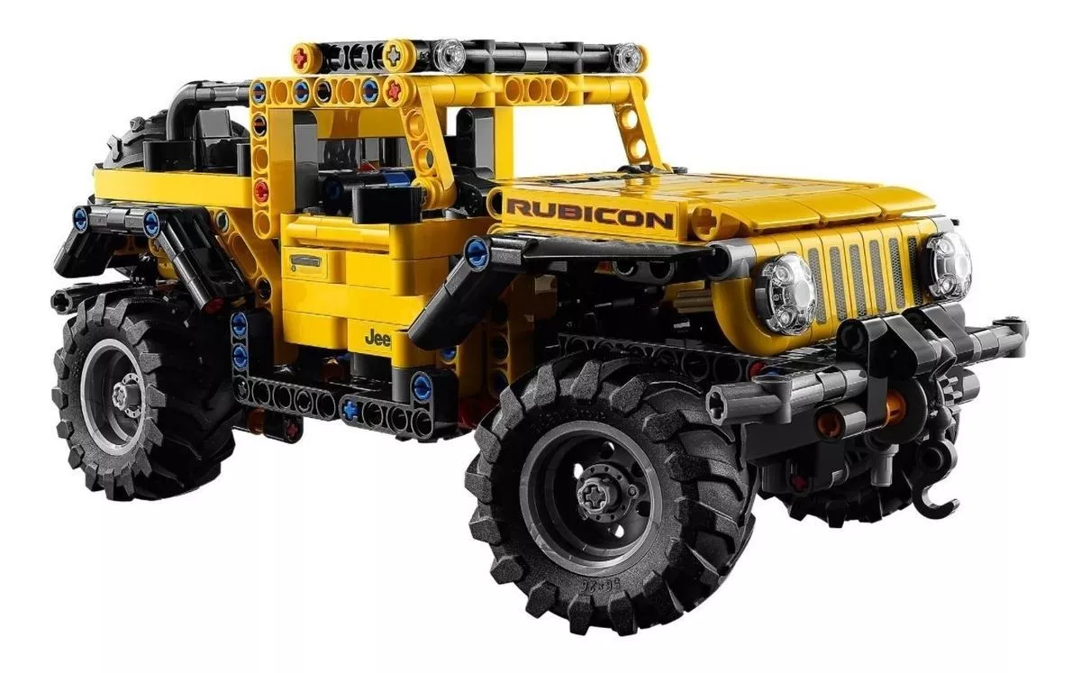 Blocos De Montar  Lego Technic Jeep Wrangler 665 Peças  Em  Caixa