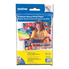 Papel Brother Foto 4x6 190gr Bp61glp 20h