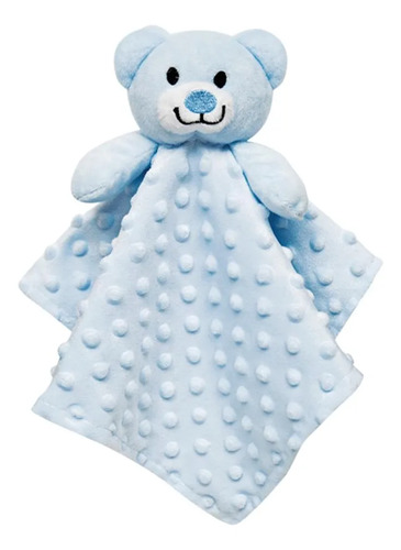 Naninha Para Bebê Ursinho Algodão Doce Azul Buba Azul