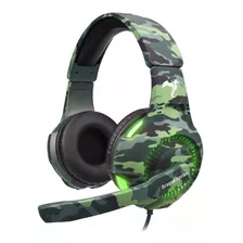 Auriculares Gamer Trooper 100mw Pc Ps4 Ps5 Xbox Camuflados