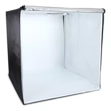 Redlemon Caja De Luz Para Fotografía Profesional Extra Grande (80x80x80cm), Dos Paneles De Luz Led Blanca, 3 Fondos De Color Tipo Ciclorama, Incluye Funda Y Accesorios, Para Estudio De Fotografía De P