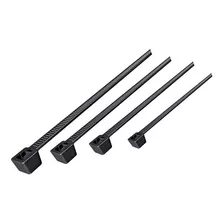 Kit 500 Abraçadeira Nylon Alta Resistencia 4,8 X 300 Mm Cor Preto