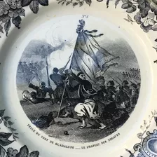 Plato Intervención Francesa Batalla De Puebla 5 De Mayo 1862