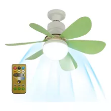 Ventilador De Techo De 30 W Con Luz Integrada E27, Techo