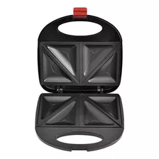 Sanduicheira Sandwich Maker 3 Em 1 Black 750w 110v Elétrico Cor Preto