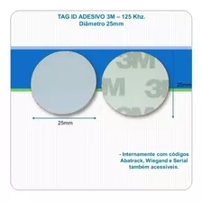 Kit 5x Tag Moeda Proximidade Rfid 125khz - 3m