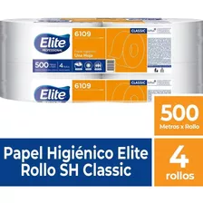 Papel Higienico Elite Jumbo 76mm X 500mts Packx4 Rollos 6109