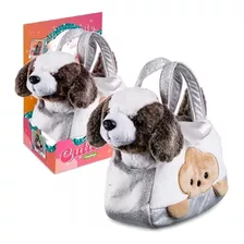 Pelucia Beagle Com Bolsinha Infantil Cutie - Multikids