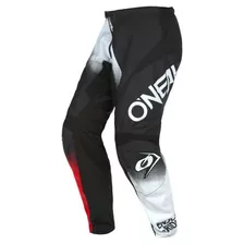 Pantalones De Element Racewear, Negro/blanco/rojo 30