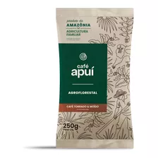 Café Apuí Agroflorestal - Torrado E Moído. Pacote 250g