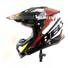 Capacete Off Road Helt Cross Vision Glass Titanium Lançament