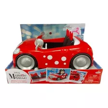 Juguete Auto Minnie Vehículo Rojo Combertible Original Disne