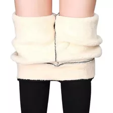 Roupa Térmica Neve Calça Grossa Flanelada Forrada Lã Legging