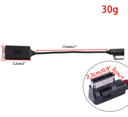 De Msica Cable Adaptador Aux Compatible Con Mercedes-benz Foto 2