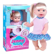 Boneca Jenny Fala E Ensina Inglês Para Crianças Educativo