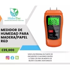 Medidor De Humedad Para Madera/papel R&d