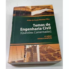 Livro Temas De Engenharia Civil - Questões Comentadas - Anisio De Sousa Meneses Filho [2015]