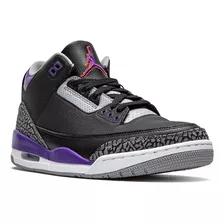 Zapatillas Jordan 3 Retro Black Court Purple Ct8532-050