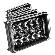 Lente Mas Nueva 60w 4x6 Pulgadas Led Faros Con Drl Para H46