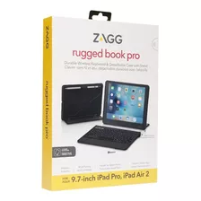 Teclado Zagg Rugged Book Para iPad Pro 9.7 Air 2 Backlit