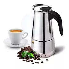 Combo Cafetera Italiana 9 Tazas + Molino Electrico De Cafe