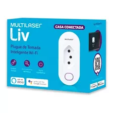 Plugue Tomada Inteligente Multilaser Liv Wi-fi Comp C/ Alexa