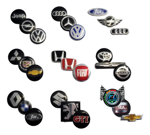 Emblema De Llaves Para Vw Nissan Chevrolet Audi Mini Honda Foto 2