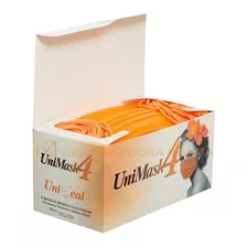 Cubrebocas Unimask 4 Uniseal Color Naranja