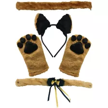 Kit Gatinho 4 Peças Caramelo E Preto