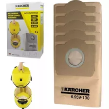 Bolsas Para Aspiradora Karcher Wd3 - 5 Unidades