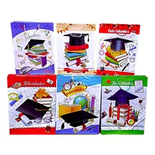 12 Bolsas Papel Regalo Graduación Niños Variedad Grandes